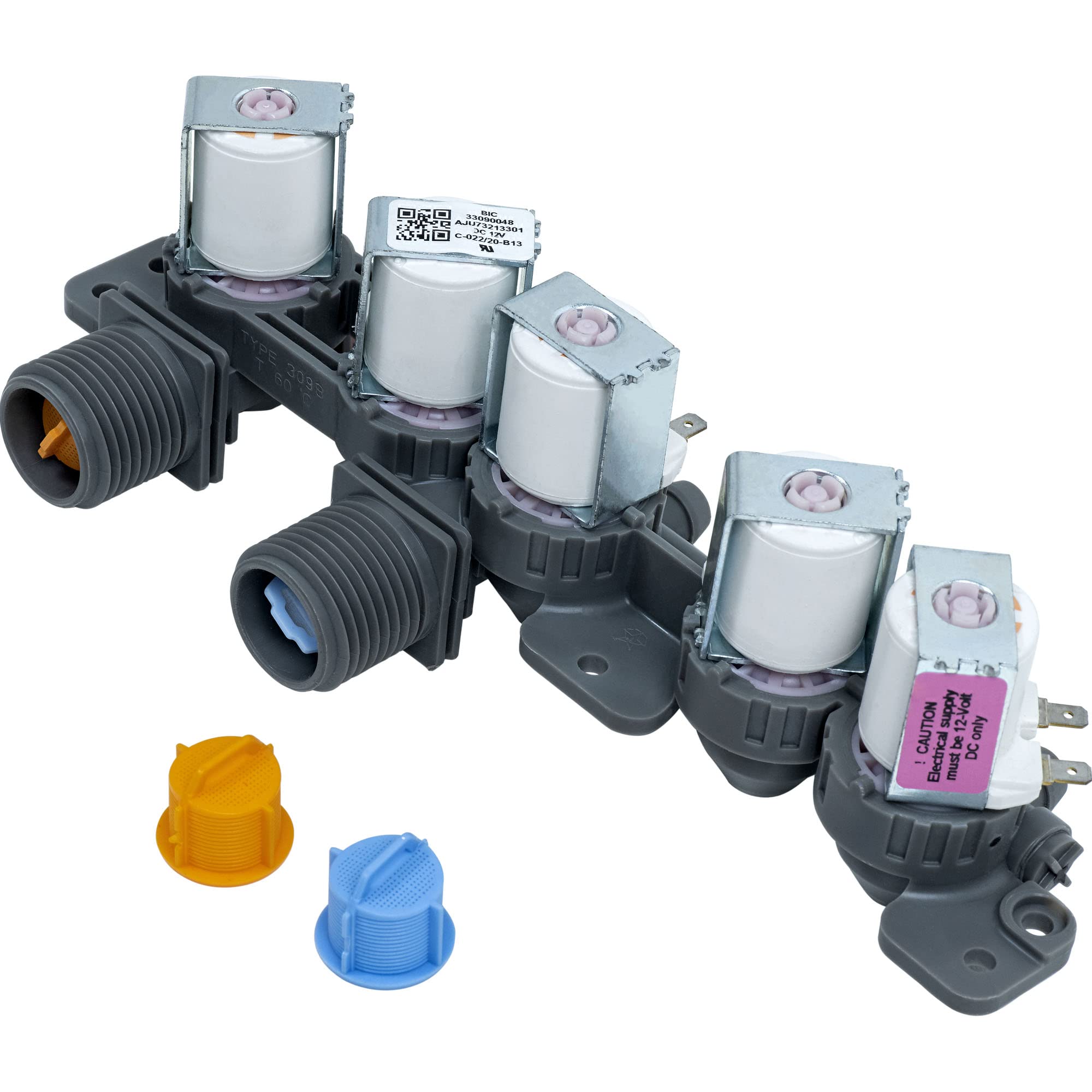 Amazon.com: AJU73213301 AJU75152601 5221EA1008F Washer Water Inlet